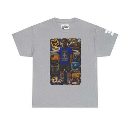 Comic Woe Woe Tee – Vintage Motorcycle Club Style Shirt