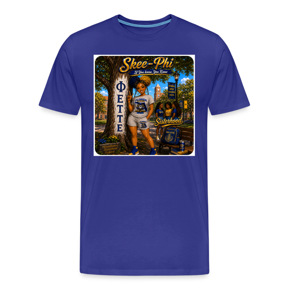 Ski Phi  Premium T-Shirt - royal blue