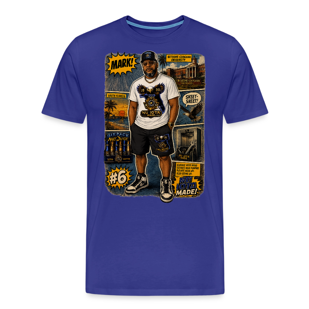 Comic Mark Men's Premium T-Shirt - royal blue
