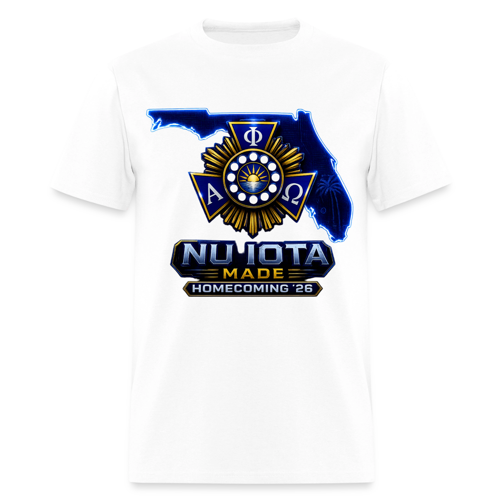 Nu IOta 2 Men's T-Shirt | GILDAN 5000 - white