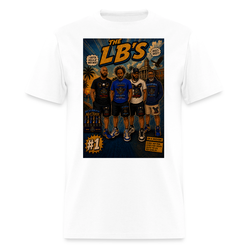 The LB'S Men's T-Shirt | GILDAN 5000 - white