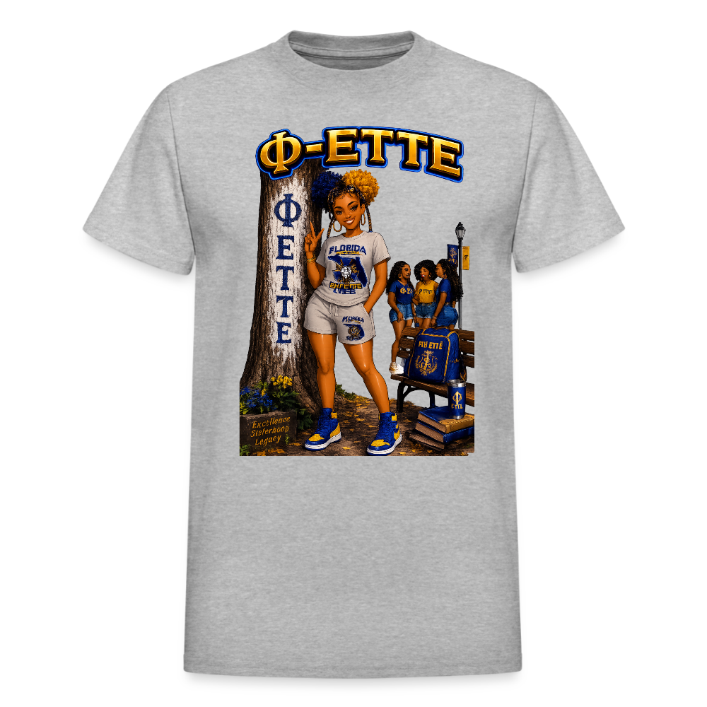 phi ETTE 3 Ultra Cotton Adult T-Shirt - heather gray