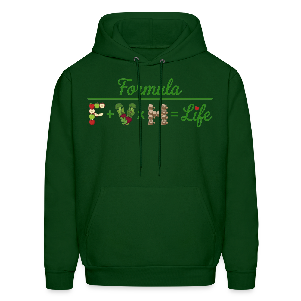 Formula logo 2 Men's Hoodie - forest green