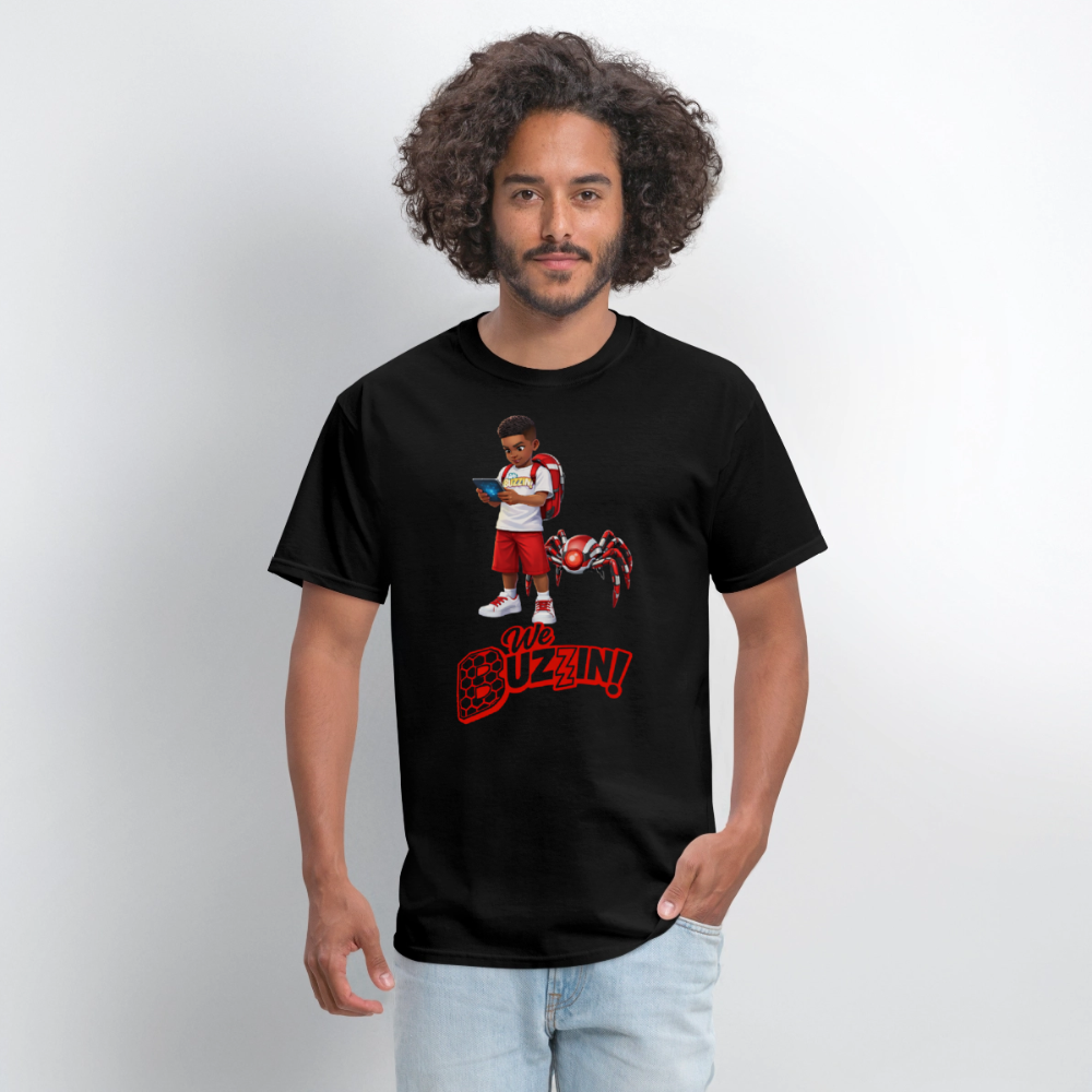 We Buzzin Men's T-Shirt | GILDAN 5000 - black