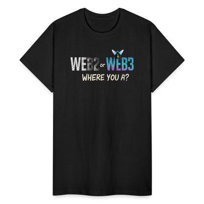 Web 2 Web 3  Ultra Cotton Adult T-Shirt - black