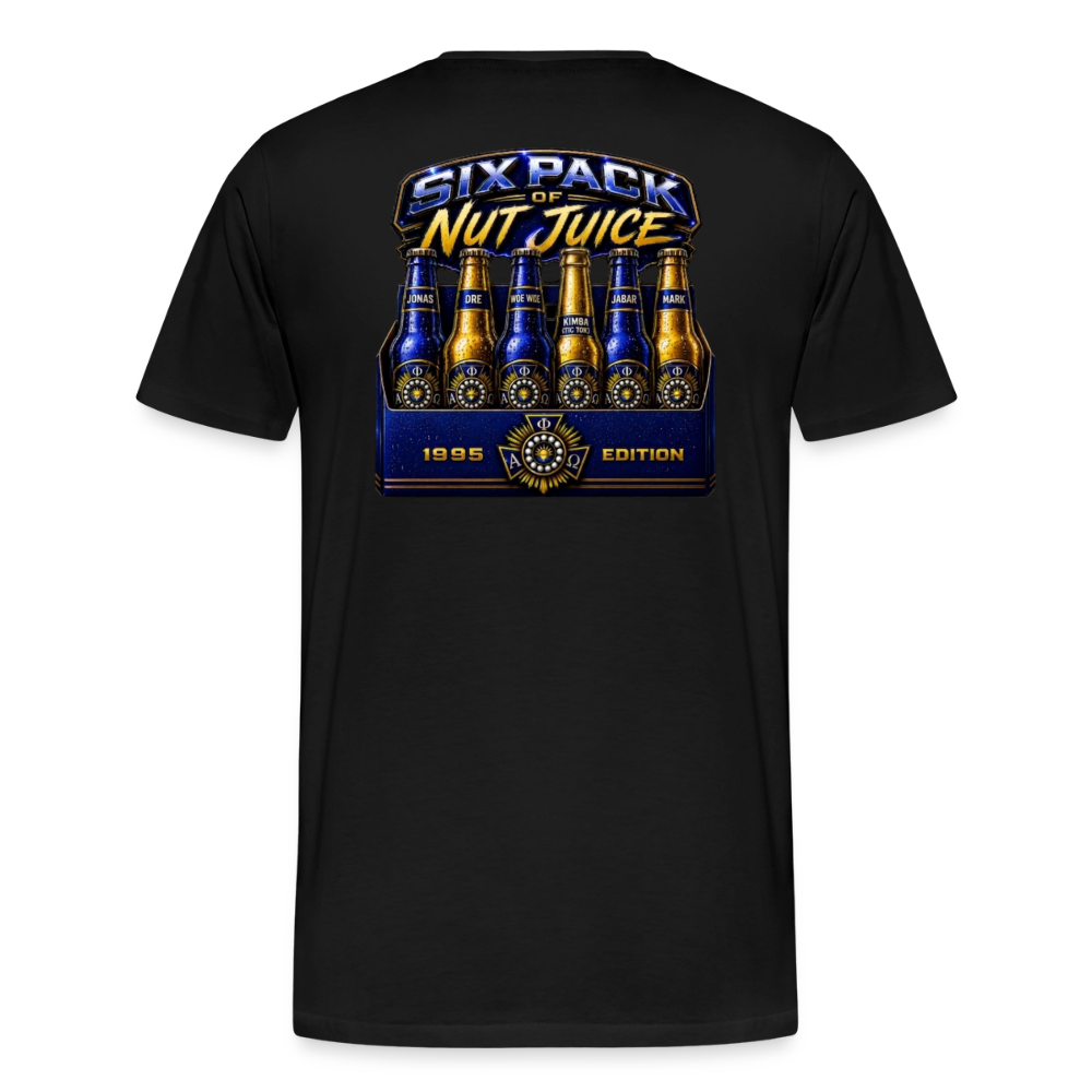NU IOta /Sixpack Men's Premium T-Shirt - black