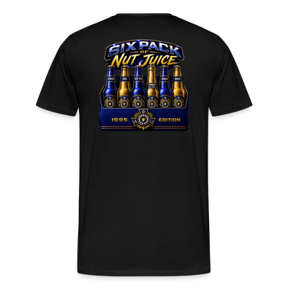 NU IOta /Sixpack Men's Premium T-Shirt - black