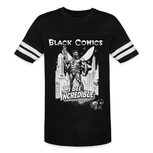 Vintage Sport T-Shirt - black/white