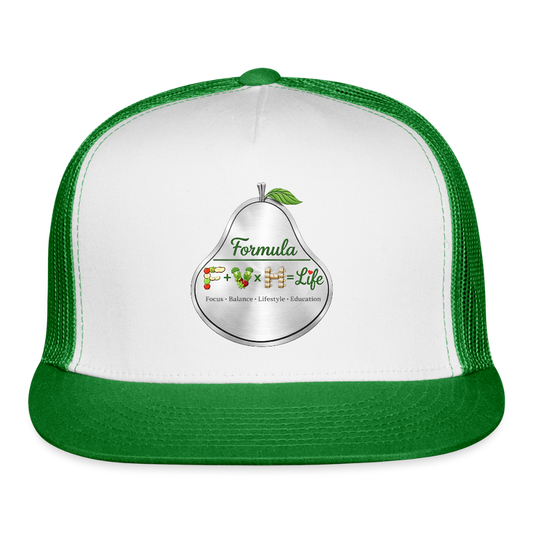 Formula Trucker Hat - white/kelly green
