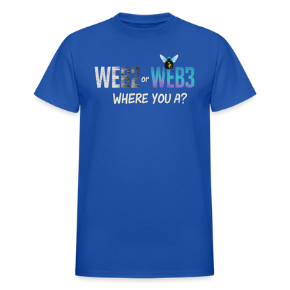 Web 2 Web 3  Ultra Cotton Adult T-Shirt - royal blue