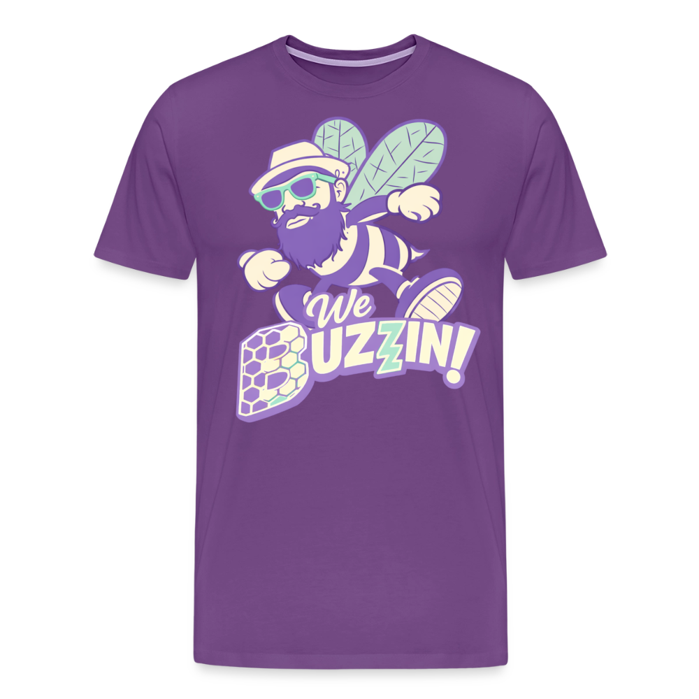 We Buzzin Men's Premium T-Shirt - purple