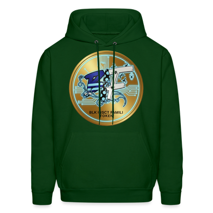 BLK Insct FAMILI Token Men's Hoodie - forest green