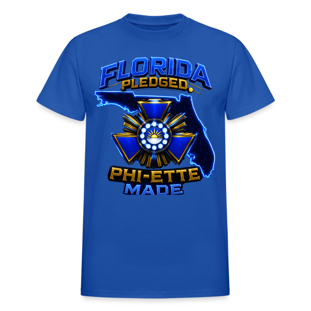 Phi-ette Princess Gildan Ultra Cotton Adult T-Shirt - royal blue