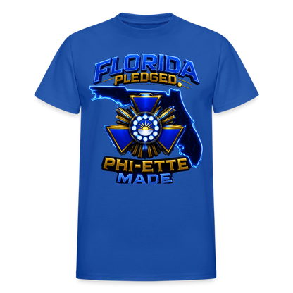 Phi-ette Princess Gildan Ultra Cotton Adult T-Shirt - royal blue