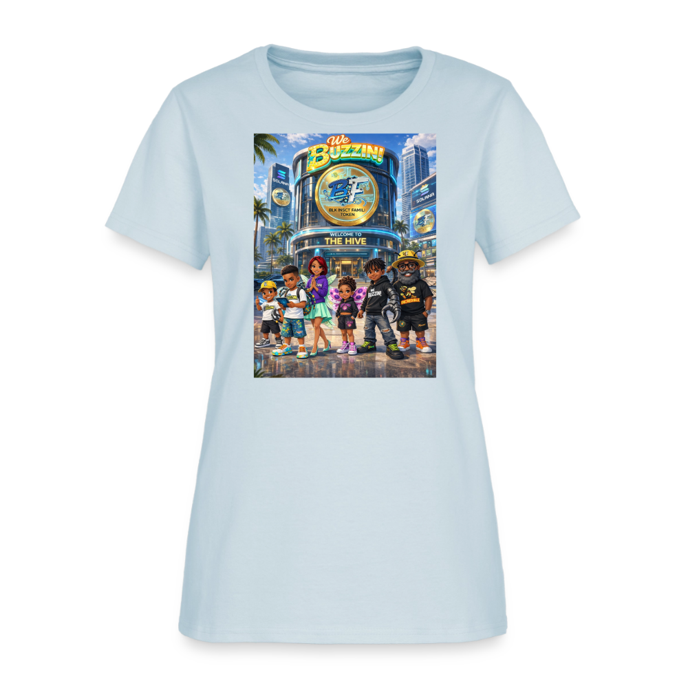 We Buzzin Women's T-Shirt - light blue