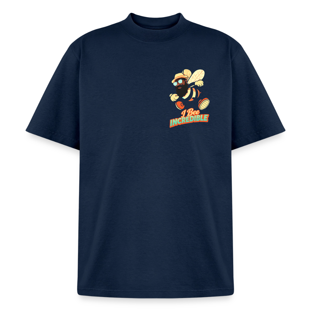 We Buzzin Heavyweight Washed Unisex T-Shirt - navy
