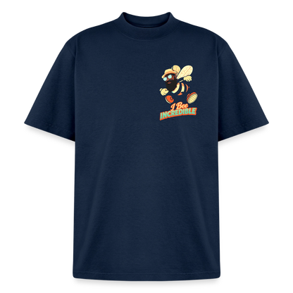 We Buzzin Heavyweight Washed Unisex T-Shirt - navy