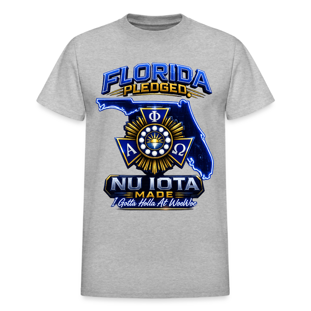 Nu IOta/ Woe Woe Gildan Ultra Cotton Adult T-Shirt - heather gray