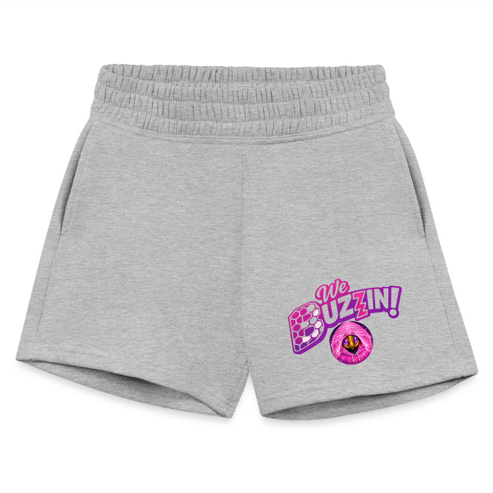 We Buzzin Women's Jogger Short - heather gray