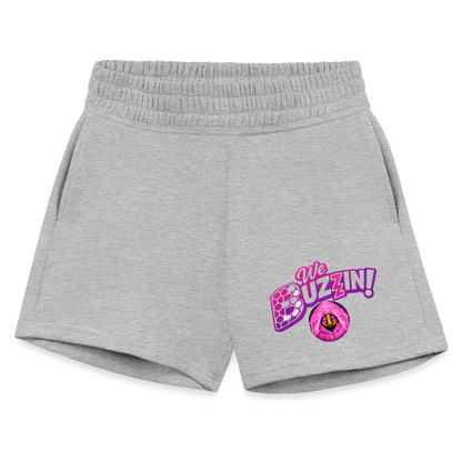We Buzzin Women's Jogger Short - heather gray