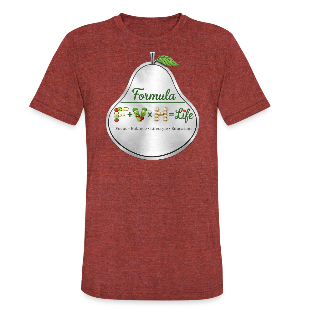 Formula Unisex Tri-Blend T-Shirt - heather cranberry