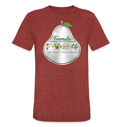 Formula Unisex Tri-Blend T-Shirt - heather cranberry