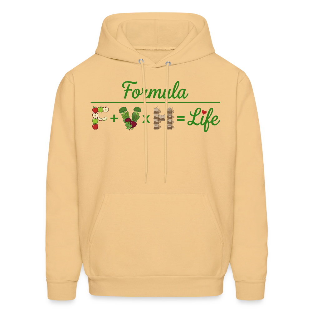 Formula logo 2 Men's Hoodie - light gold 