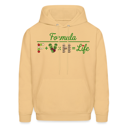 Formula logo 2 Men's Hoodie - light gold 
