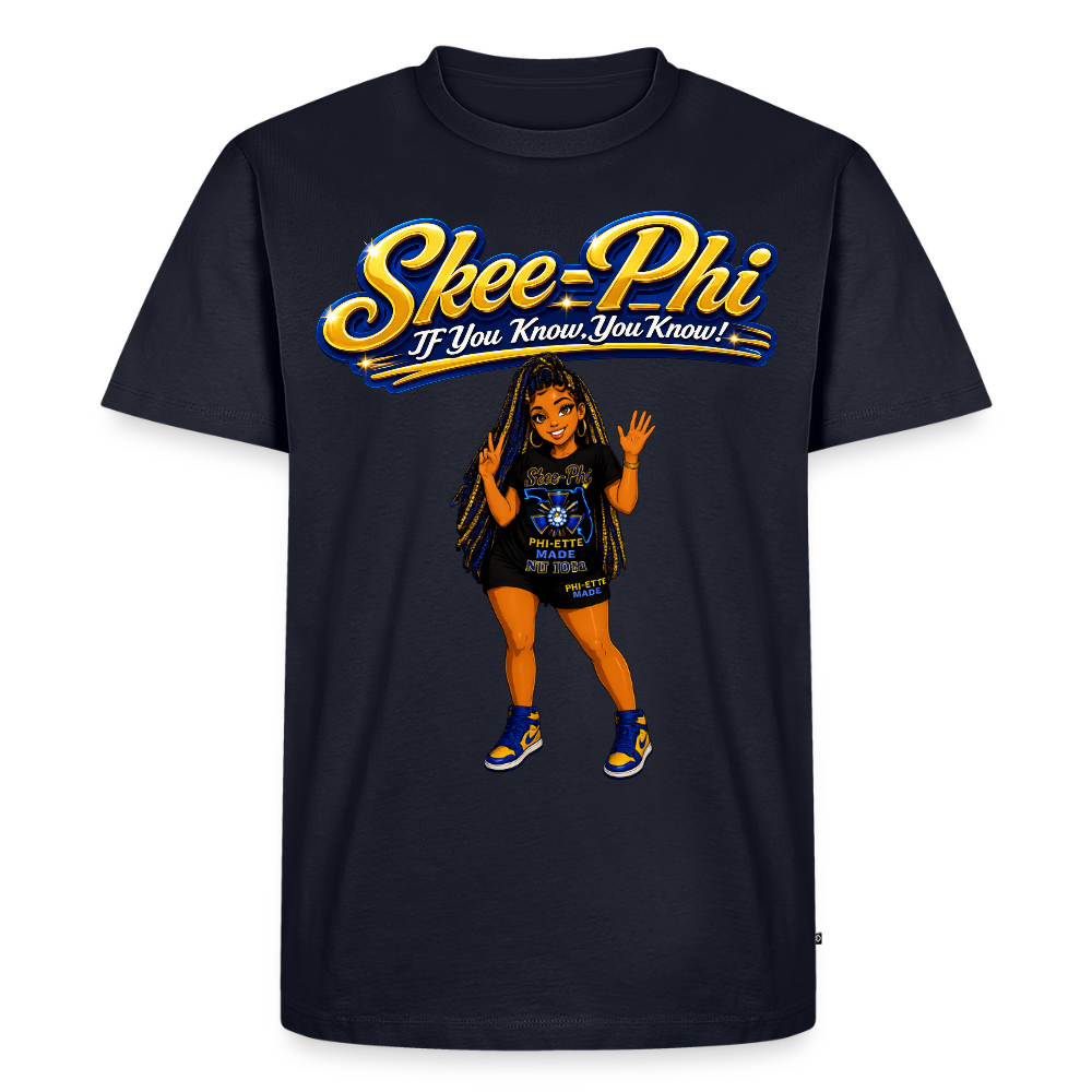Skee phi 1  Premium T-Shirt - navy