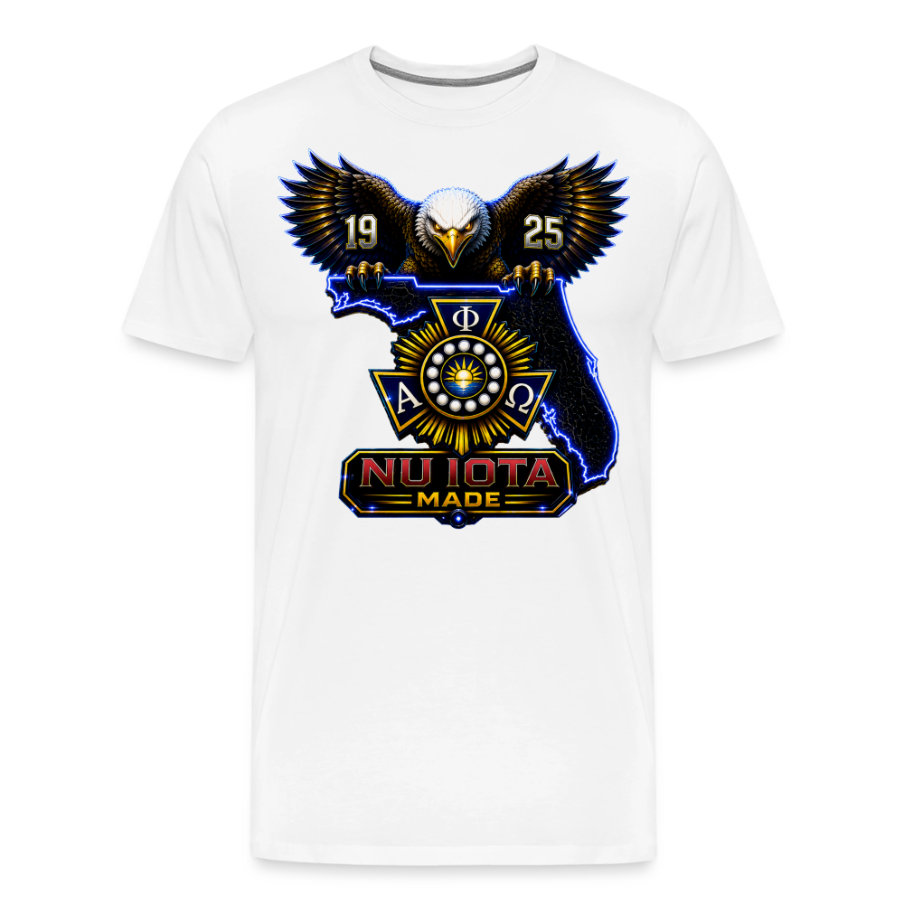 NU IOta /Sixpack Men's Premium T-Shirt - white