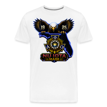 NU IOta /Sixpack Men's Premium T-Shirt - white