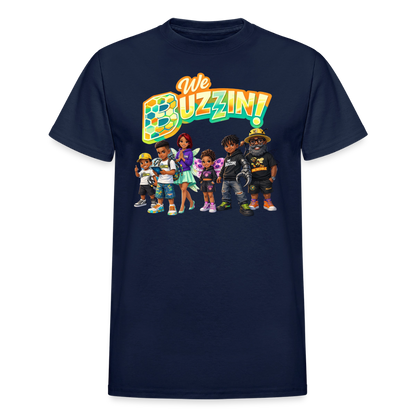 We Buzzin Gildan Ultra Cotton Adult T-Shirt - navy