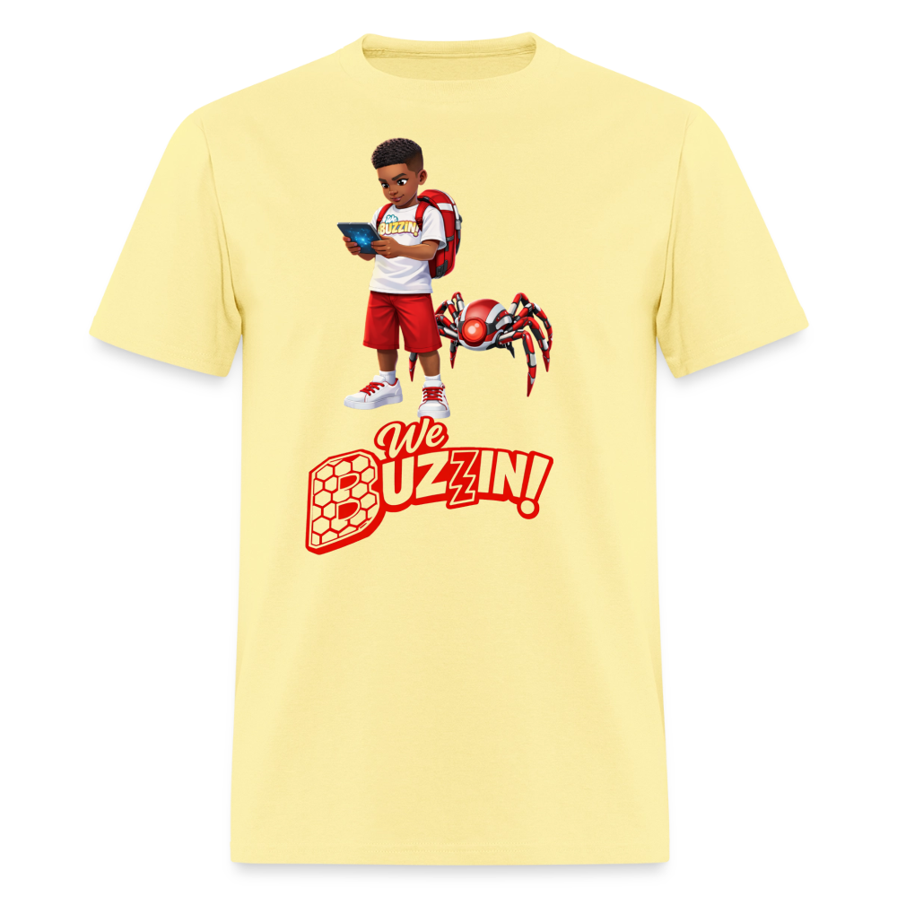 We Buzzin Men's T-Shirt | GILDAN 5000 - cornsilk