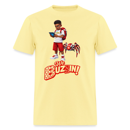 We Buzzin Men's T-Shirt | GILDAN 5000 - cornsilk