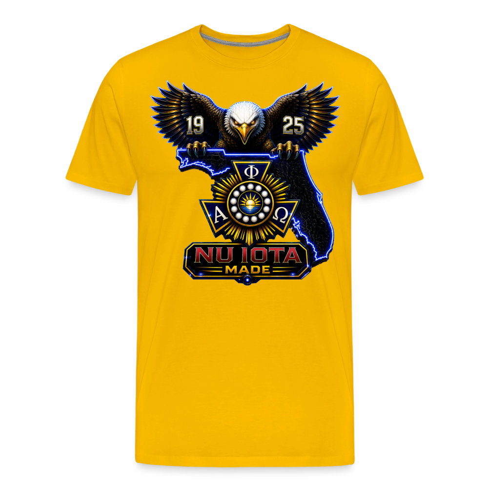 NU IOta /Sixpack Men's Premium T-Shirt - sun yellow
