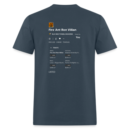 BLK Insct Famili NFT Men's T-Shirt | GILDAN 5000 -  blue dusk