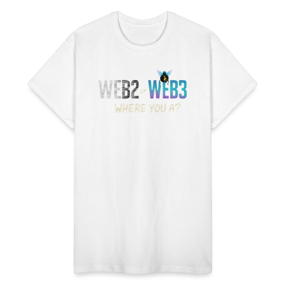Web 2 Web 3  Ultra Cotton Adult T-Shirt - white