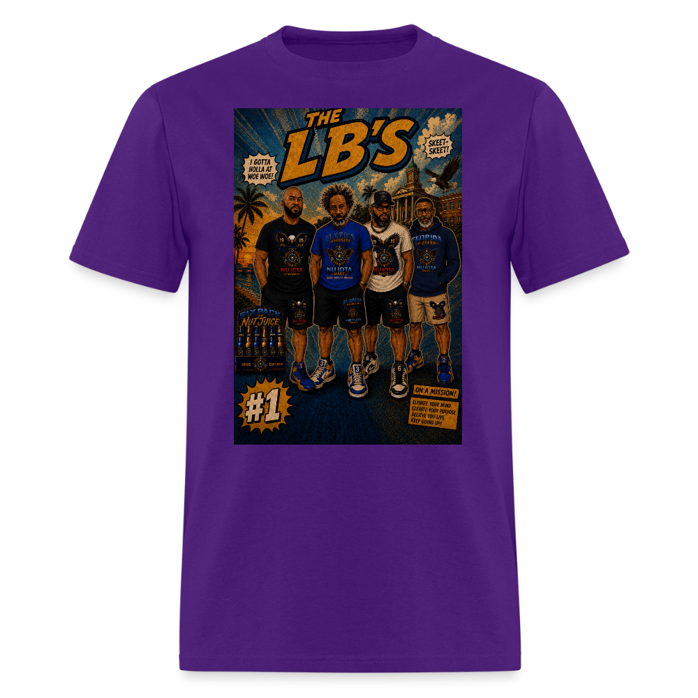 The LB'S Men's T-Shirt | GILDAN 5000 - purple
