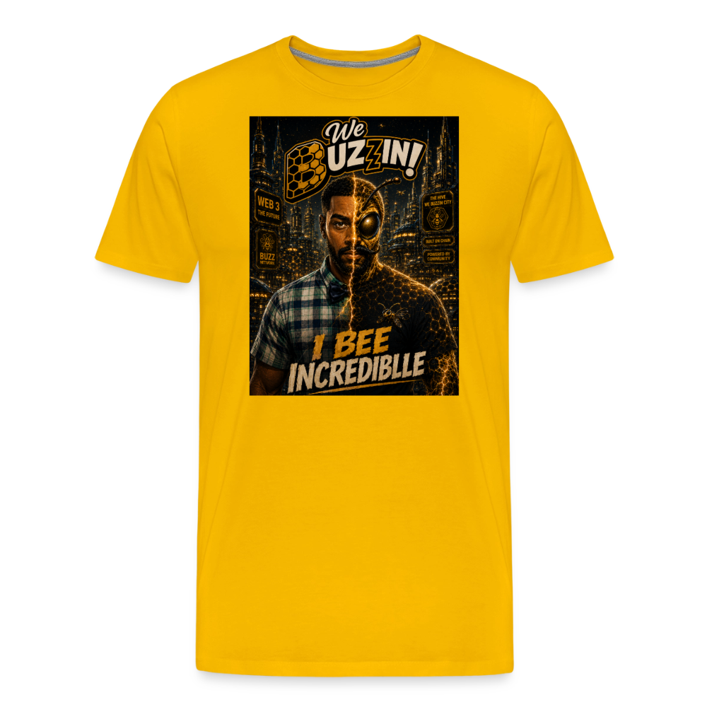 We Buzzin Men's Premium T-Shirt - sun yellow