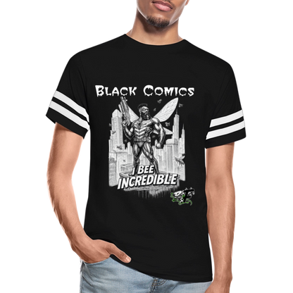 Vintage Sport T-Shirt - black/white
