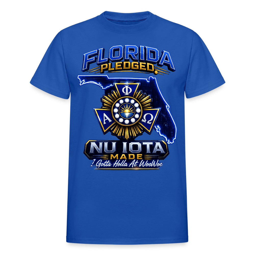Nu IOta/ Wou Wou Gildan Ultra Cotton Adult T-Shirt - royal blue