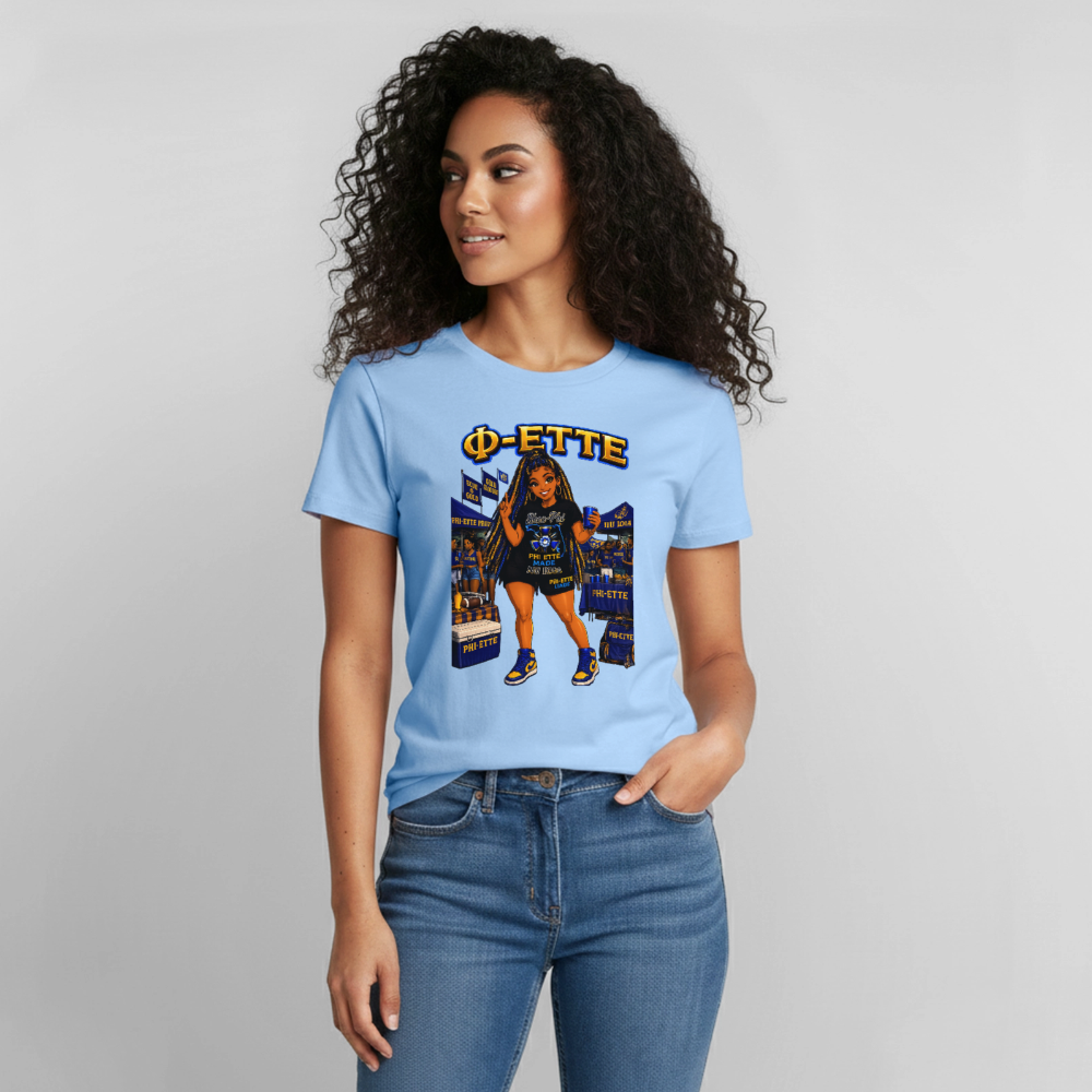 Phi ETTE 2 Ultra Cotton Adult T-Shirt - light blue