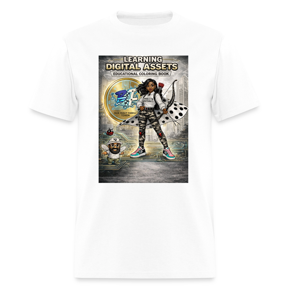 Learning Digital Assets  T-Shirt | GILDAN 5000 - white