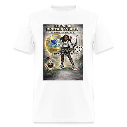 Learning Digital Assets  T-Shirt | GILDAN 5000 - white