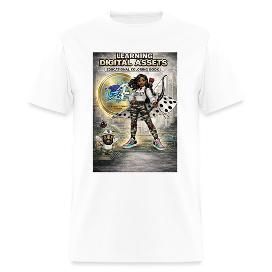 Learning Digital Assets  T-Shirt | GILDAN 5000 - white