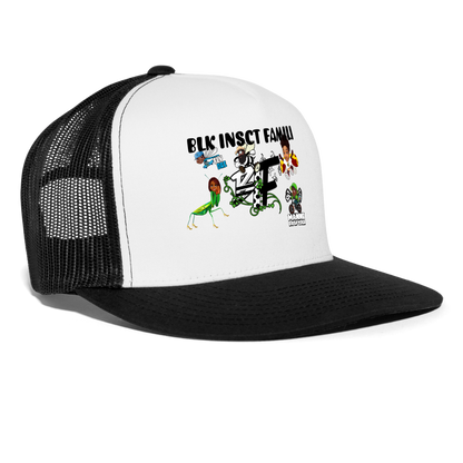 BLK Insct Famili Trucker Hat - white/black