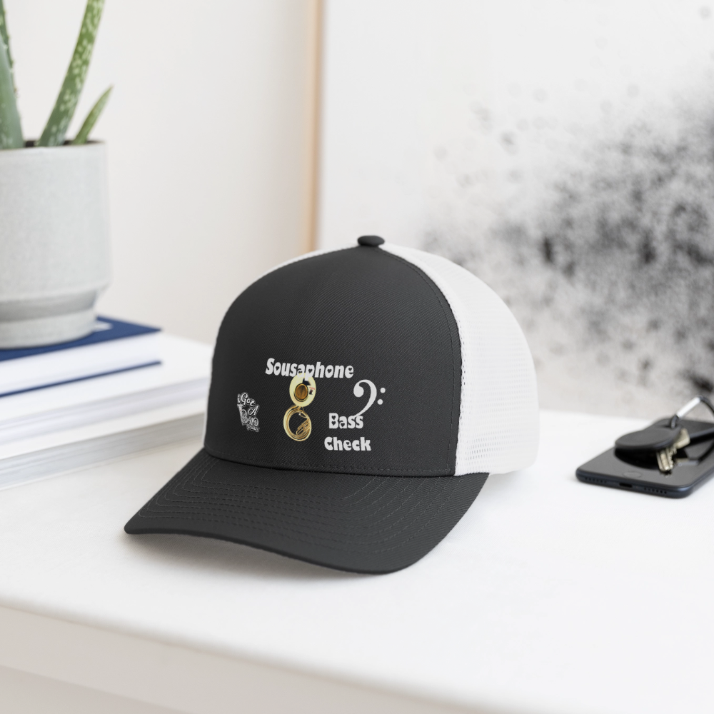 iGot Band Praktice Flexfit Fitted Baseball Cap - dark gray/white