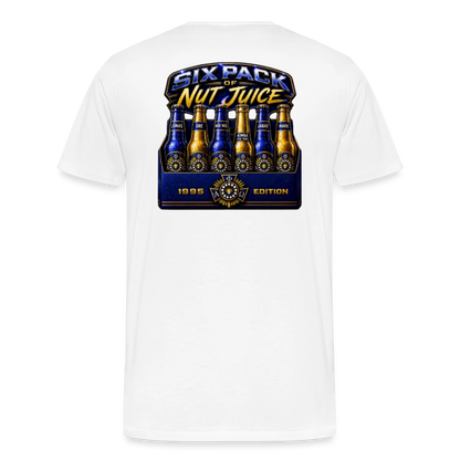NU IOta /Sixpack Men's Premium T-Shirt - white