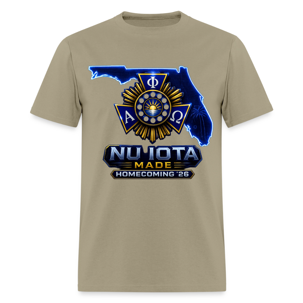 Nu IOta 2 Men's T-Shirt | GILDAN 5000 - khaki