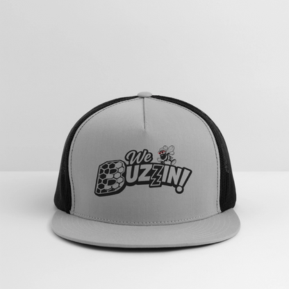 We Buzzin Trucker Hat - gray/black